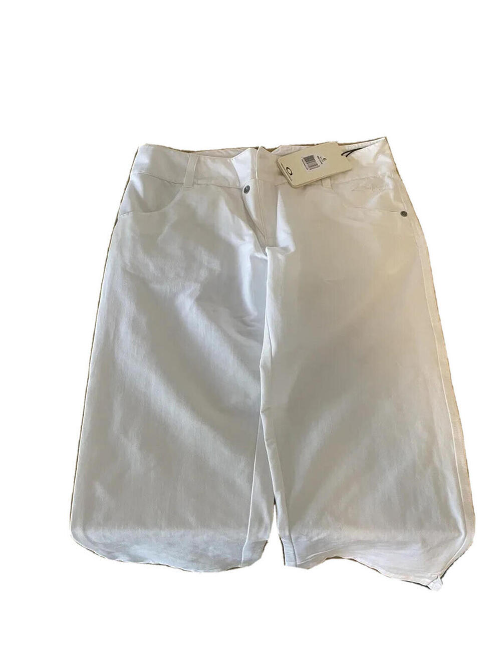 Oakley Womens Snap Capri Pants White Size 6 new